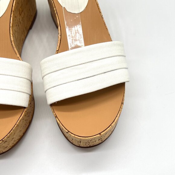 Splendid Womens Size 10M‎ Travis White Cork Platforms Sandals Shoes - Picture 5 of 14